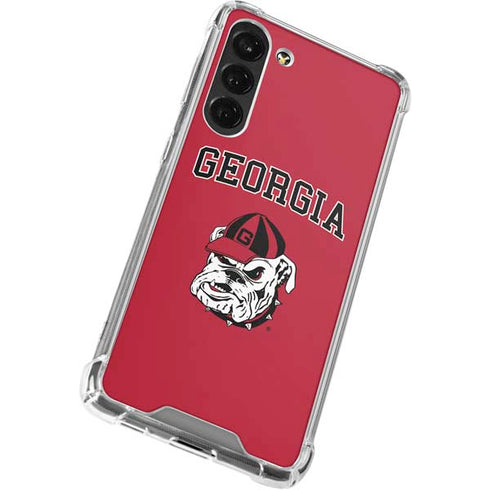 University of Georgia Bulldogs Logo Galaxy S24 FE Clear Case